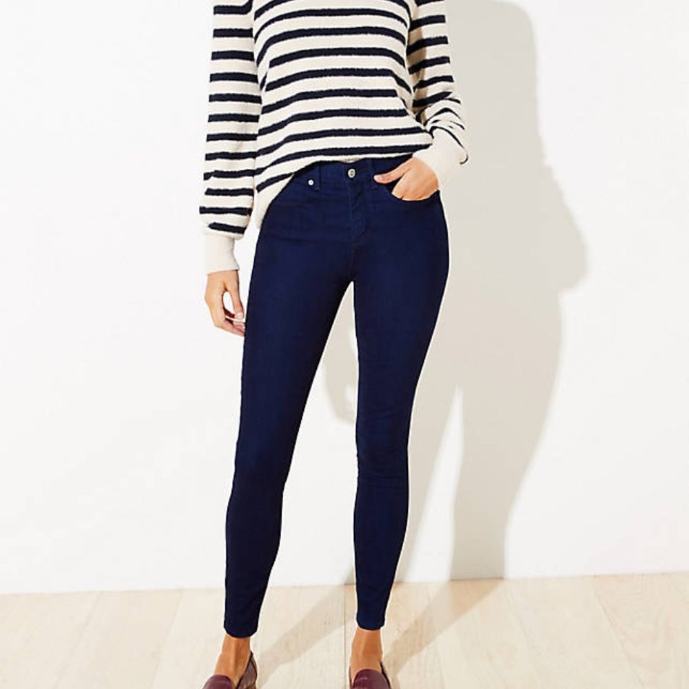 LOFT Women's NWT Petite‎ Cozy Denim Leggings